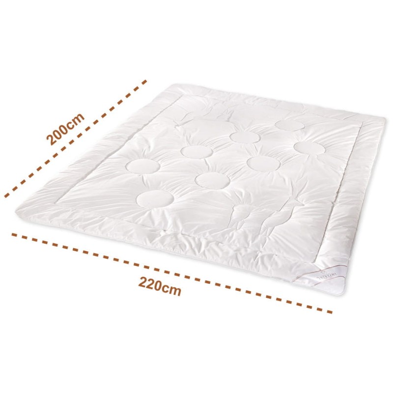 Kołdra Imperial Lama Alpaka 220x200 Wełniana Całoroczna