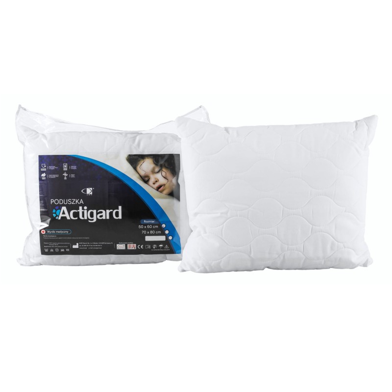 Poduszka Actigard®+ 70x80 Antyalergiczna Antybakteryjna