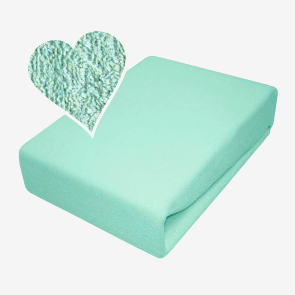 Prześcieradło Frotte z Gumką 140x200 Miętowe
